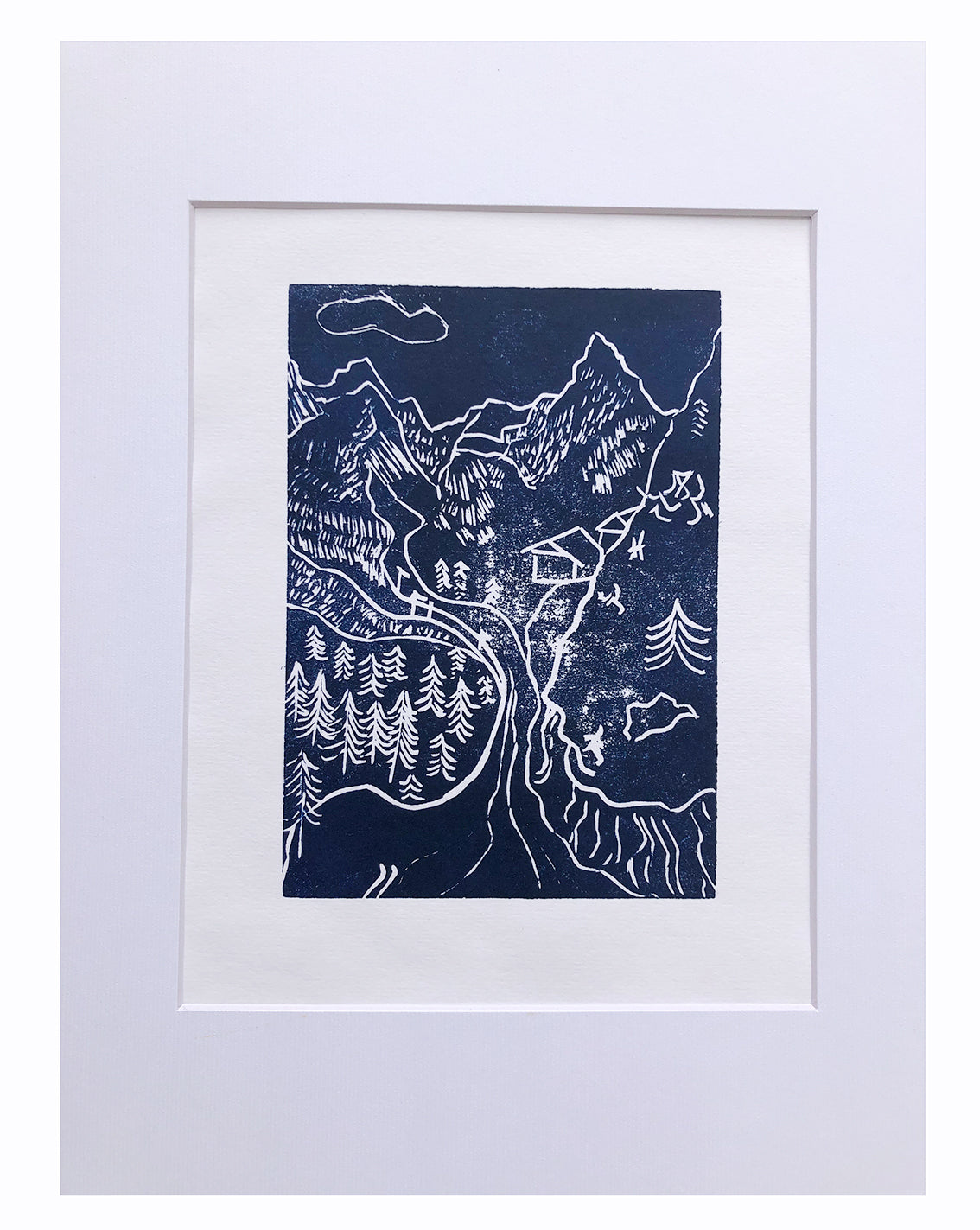 Midnight Blue Winter Playground