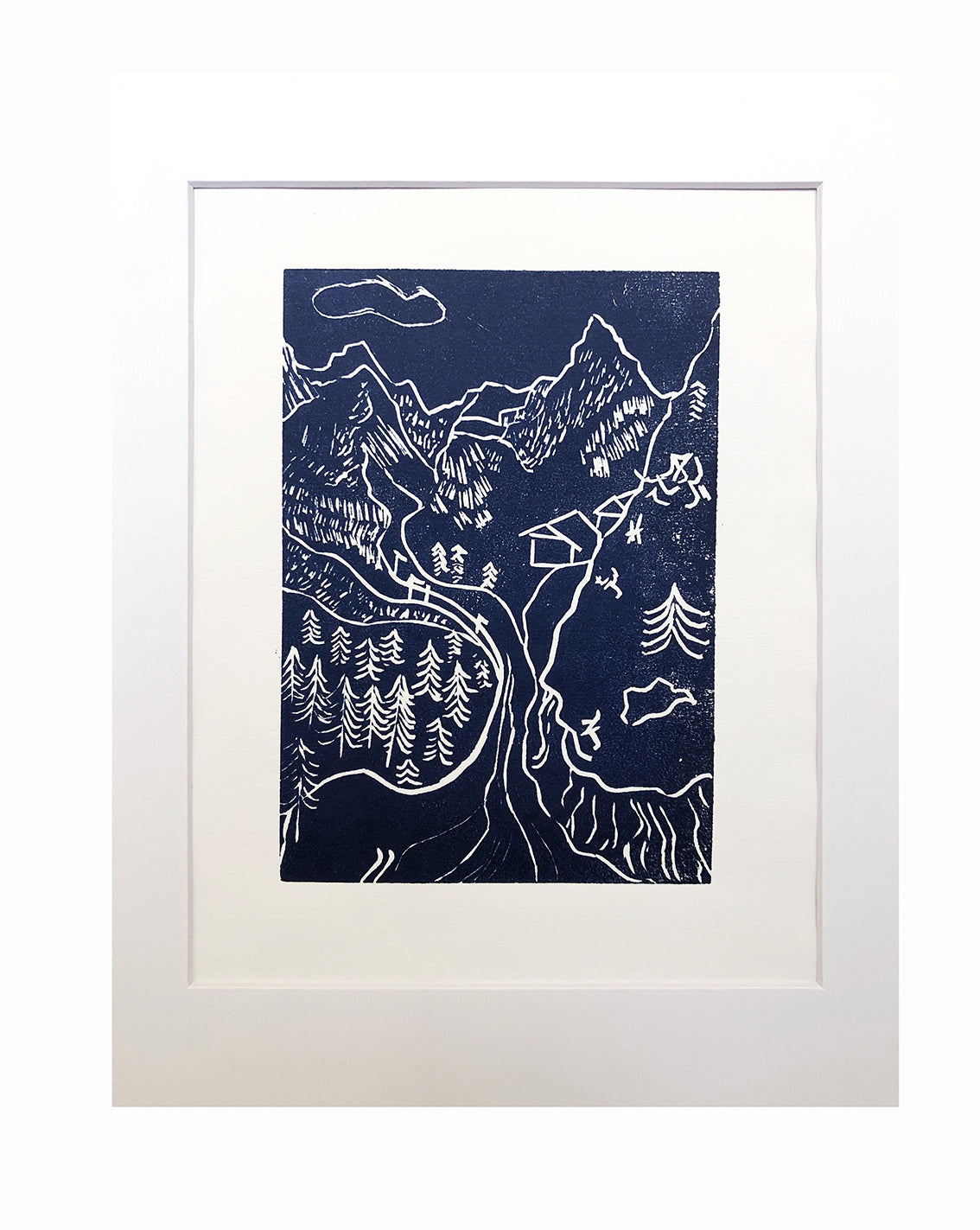 Midnight Blue Winter Playground