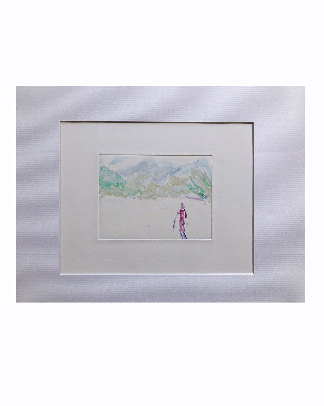 Pink Skier
