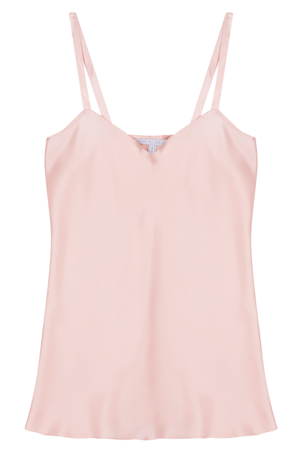 Silk Camisole in Shell Pink sample – silk&jam