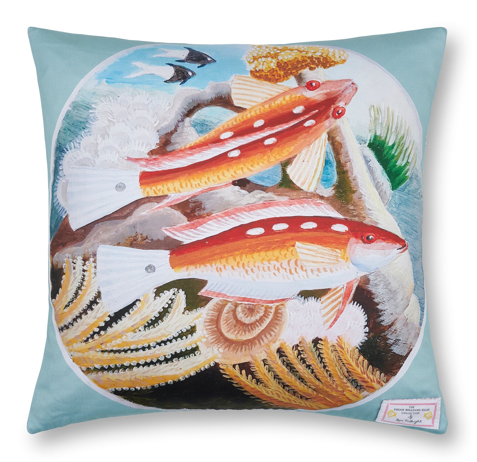 Coral Scene Cushion