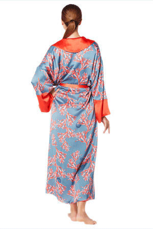 Thai silk 2025 dressing gown