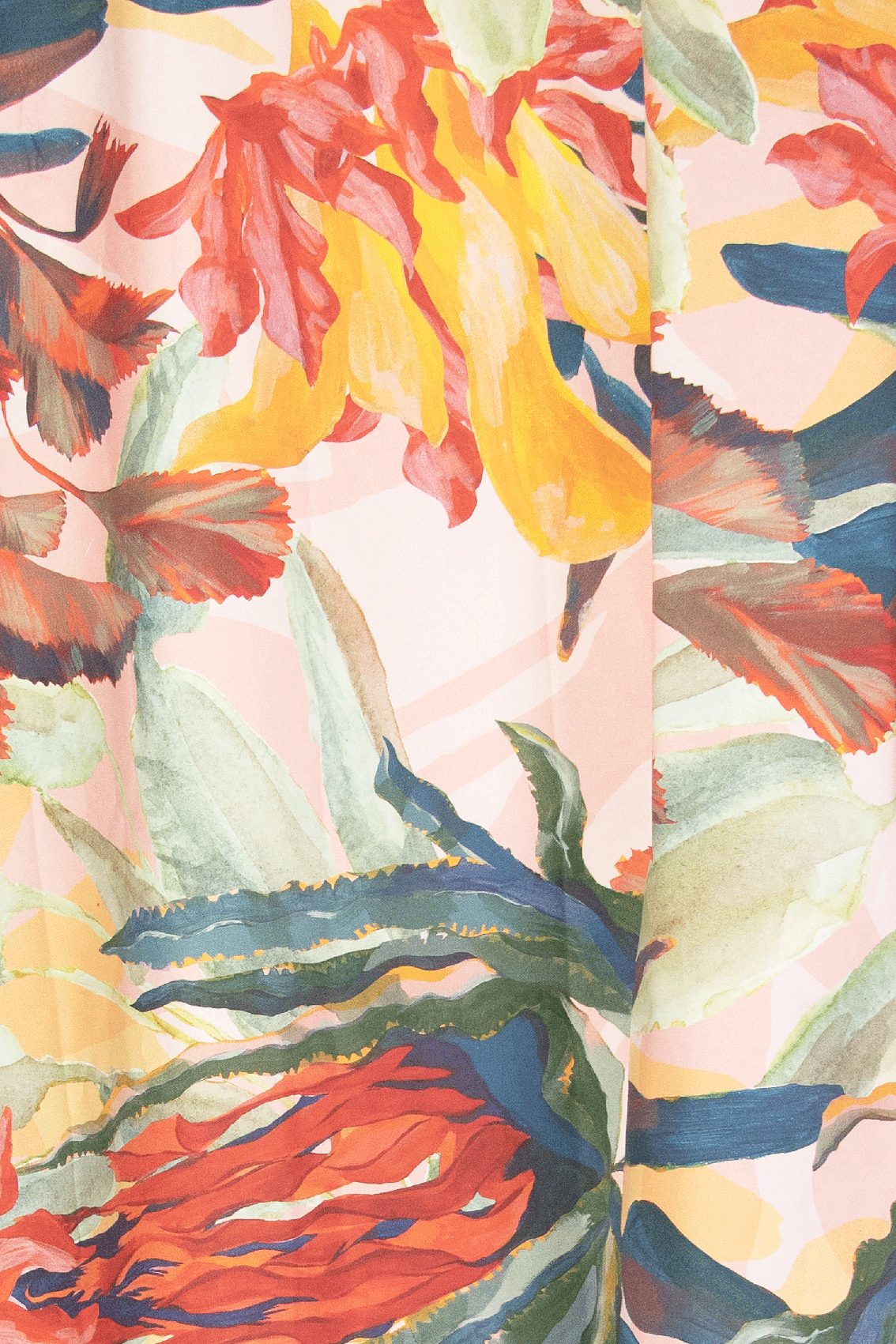 Fauvist Jungle Cotton Panama