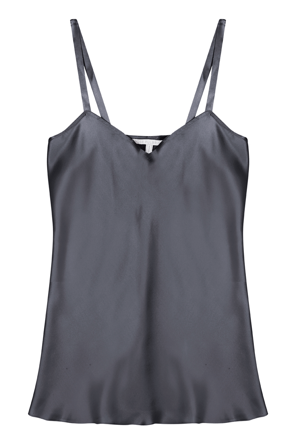 Charcoal Silk Camisole