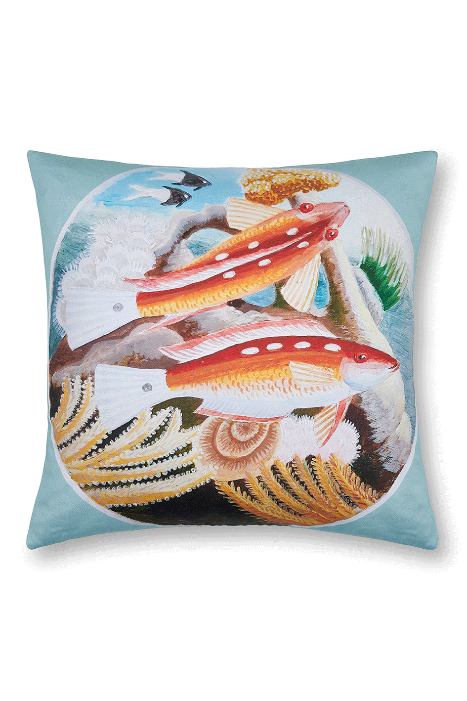 Coral Scene Cushion